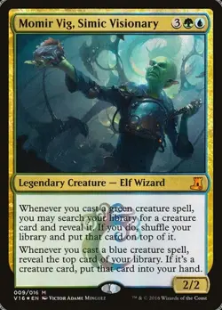 Momir Vig, Simic Visionary - Foil From the Vault: Lore LP MTG - Image 1
