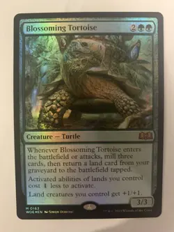Blossoming Tortoise Wilds of Eldraine Foil - Image 1