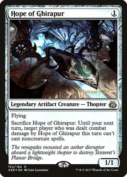 Hope of Ghirapur - Foil Prerelease Promo Aether Revolt LP MTG - Image 1