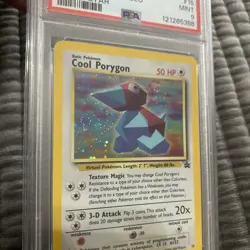 2000 Pokemon Black Star Promo Cool Porygon Holo BSP #15 - PSA 9 MINT - Image 4