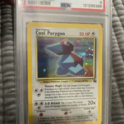 2000 Pokemon Black Star Promo Cool Porygon Holo BSP #15 - PSA 9 MINT - Image 5