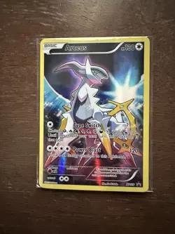 Pokemon TCG Arceus XY116 Black Star Promo Full Art Holo Card 2016 NM - Image 1
