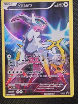 2016 POKEMON XY ARCEUS XY116 BLACK STAR PROMO HOLO TCG LEGENDARY NM - Image 1