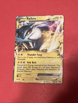 Pokemon Dark Explorers Raikou-EX 38/108 - Image 2