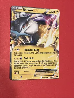 Pokemon Dark Explorers Raikou-EX 38/108 - Image 3