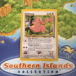 Pokemon Vintage Southern Islands Lickitung 16/18 Rare WotC Promo - Image 1
