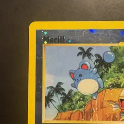 Pokemon Vintage Southern Islands Reverse Holo Marill 11/18 Rare WotC Promo Swirl - Image 3