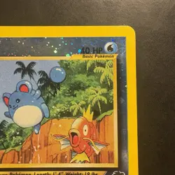 Pokemon Vintage Southern Islands Reverse Holo Marill 11/18 Rare WotC Promo Swirl - Image 4