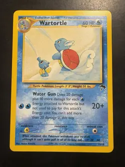 Pokemon Vintage Southern Islands Wartortle 15/18 Rare WotC Promo - Image 2