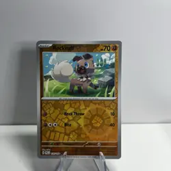 Rockruff 116/193 Reverse Holo Pokemon TCG: Paldea Evolved Common - Image 1