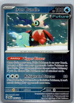 Pokemon Iron Bundle SV04: Paradox Rift 056/182 Near Mint NM Reverse Holo - Image 1