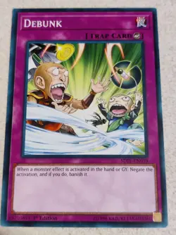1x Yu-Gi-Oh! Debunk - SDPL-EN039 - Common - 1st Edition - NM - Image 1