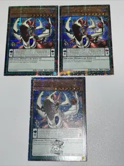 3x Yugioh! Odd-Eyes Pendulum Dragon - TN23 Quarter Century Secret Rare PLAYSET - Image 1