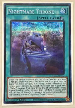 Yugioh! Nightmare Throne - MP25-EN072 - Prismatic Secret Rare - 1st Edition Near - Image 1