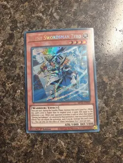 Yugioh Silent Swordsman Zero - MP25-EN059 - Prismatic Secret Rare - NM - Image 1