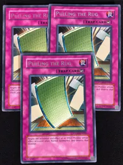 Yugioh Pulling the Rug STON-EN060 Rare x3 (LP) - Image 1