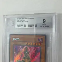 Yu-Gi-Oh! Jinzo Pharaoh's Servant 1st Edition Secret Rare PSV-000 BGS 9 Mint - Image 3