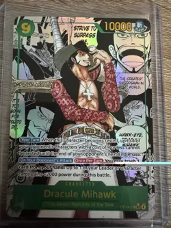 Dracule Mihawk OP14 Manga (English) Fresh Pull ONE PIECE TCG MIHAWK MANGA - Image 1