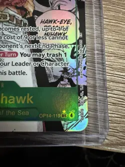 Dracule Mihawk OP14 Manga (English) Fresh Pull ONE PIECE TCG MIHAWK MANGA - Image 4