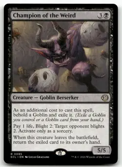 Champion of the Weird MTG Lorwyn Eclipsed 95 R NM - Image 1