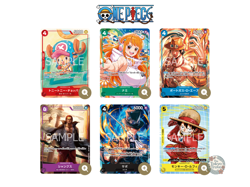 One Piece Card Game McDonald's 2025 Promo Complete Set P-101-106 Luffy Ace Japan - Image 1