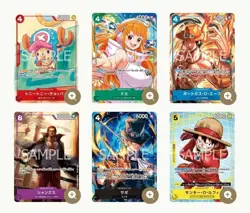 SEALED One Piece TCG Mcdonalds 2025 Japanese Promo Card Complete Set 6 US SELLER - Image 1