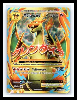 💥 Pokemon TG M Charizard EX 101/108 Full Art Ultra Rare Gold Holo XY Evolutions - Image 1