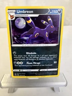 Umbreon SWSH129 NM - Black Star Promo Cosmos Holo Pokemon TCG Card moon cat 129 - Image 1