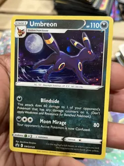Umbreon SWSH129 Black Star Promo Pokemon TCG holo rare NM blister exclusive - Image 1