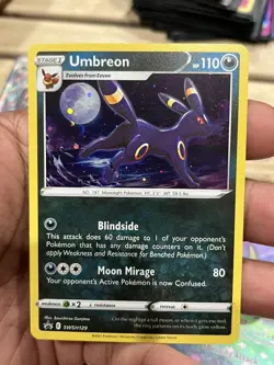 Umbreon SWSH129 Black Star Promo Pokemon TCG holo rare NM blister exclusive - Image 3
