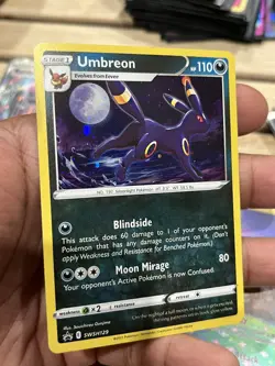 Umbreon SWSH129 Black Star Promo Pokemon TCG holo rare NM blister exclusive - Image 4