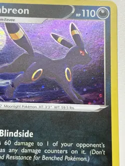 Umbreon SWSH129 Black Star Promo Evolving Skies Blister Pokemon TCG NM-LP - Image 4