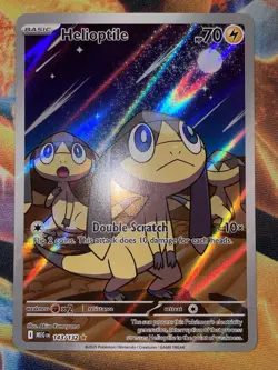 Helioptile 143/132 Illustration Rare ME01: Mega Evolution Pokemon TCG NM - Image 2