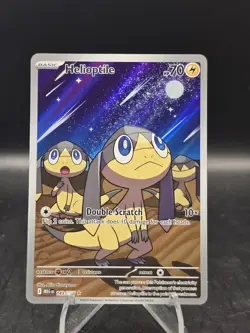 Pokemon TCG Helioptile 143/132 ME01: Mega Evolution Illustration Rare Holo NM - Image 1