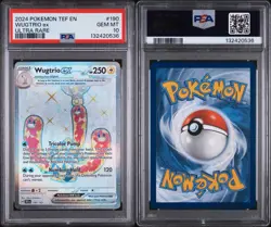 Pokemon TCG Wugtrio ex 190/162 Temporal Forces Ultra Rare Card - PSA 10 GEM MINT - Image 1