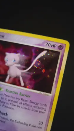 💫 Tail Swirl 💫 Mew 4/17 Holo Rarre POP Series 4 Pokemon Card - Mp/Hp - Image 2