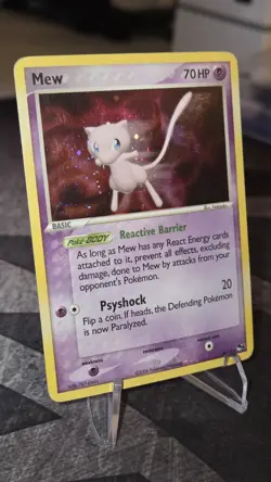 💫 Tail Swirl 💫 Mew 4/17 Holo Rarre POP Series 4 Pokemon Card - Mp/Hp - Image 5