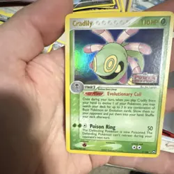 Pokemon Cradily Power Keepers Reverse Holo Rare 7/108 110 HP English TCG Card - Image 1