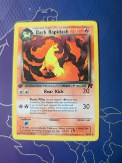 Dark Rapidash 44/82 - Team Rocket - 1st edition - WOTC - Pokemon card - rare - Image 1