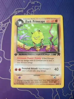 Dark Primeape 43/82 - Team Rocket - 1st Edition - WOTC - Pokemon card - rare - Image 1