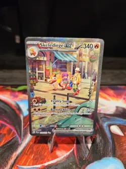 Pokemon Cards Skeledirge ex 258/193 Illustration Rare Paldea Evolved - (NM) - Image 2