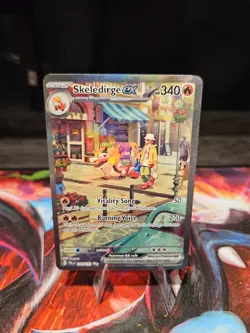 Pokemon Cards Skeledirge ex 258/193 Illustration Rare Paldea Evolved - (NM) - Image 3
