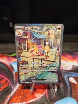 Pokemon Cards Skeledirge ex 258/193 Illustration Rare Paldea Evolved - (NM) - Image 4