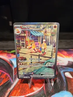 Pokemon Cards Skeledirge ex 258/193 Illustration Rare Paldea Evolved - (NM) - Image 5