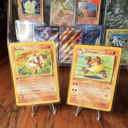 Pokemon Jungle 1st Edition Card Lot Mankey Primeape - Image 1