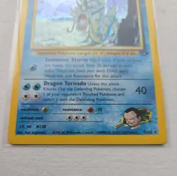GIOVANNI'S GYARADOS - 5/132 - Gym Challenge - Holo - Pokemon Card - EXC/NM - Image 3
