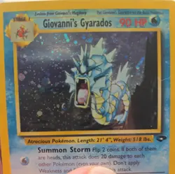 GIOVANNI'S GYARADOS - 5/132 - Gym Challenge - Holo - Pokemon Card - EXC/NM - Image 4