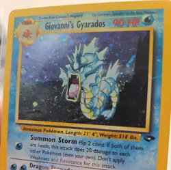 GIOVANNI'S GYARADOS - 5/132 - Gym Challenge - Holo - Pokemon Card - EXC/NM - Image 5
