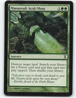 Mwonvuli Acid-Moss #207 Magic the Gathering Card - Image 1
