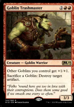 Core Set 2019 #144 Goblin Trashmaster - Image 1